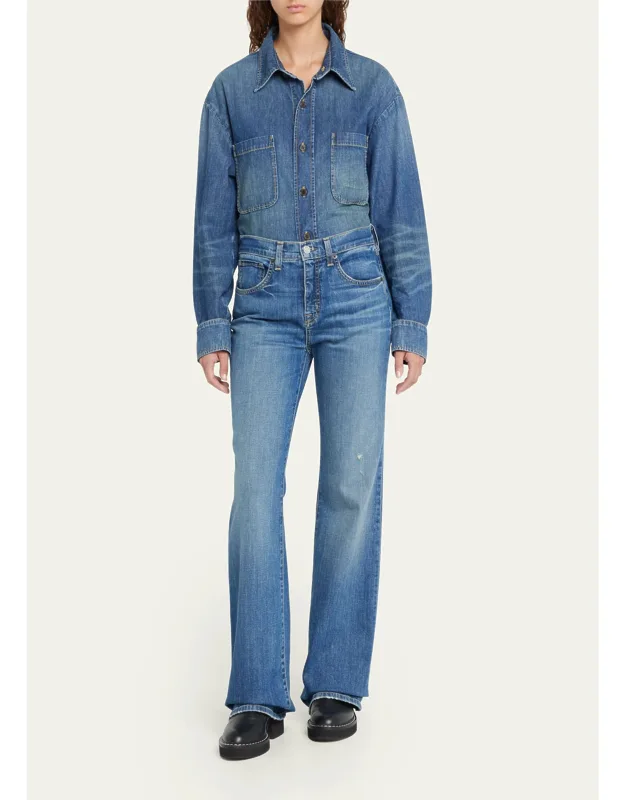 Celia Jeans Mid Rise, Five-pocket Style