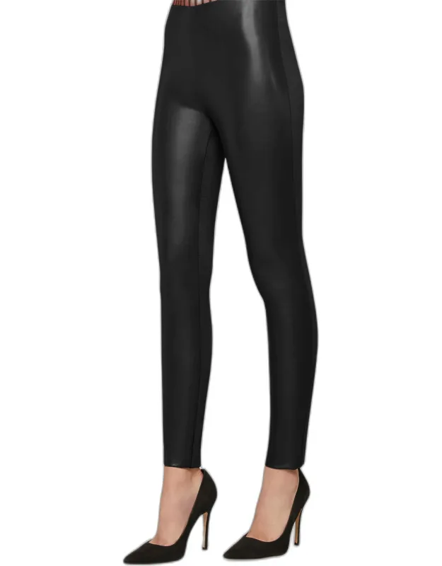 Mixed-media Leggings