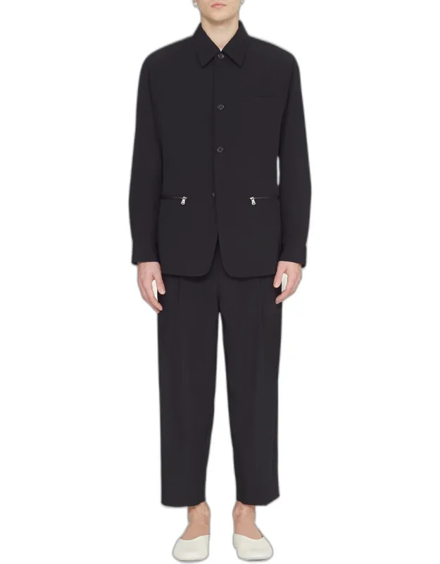 Zip-pocket Work Jacket