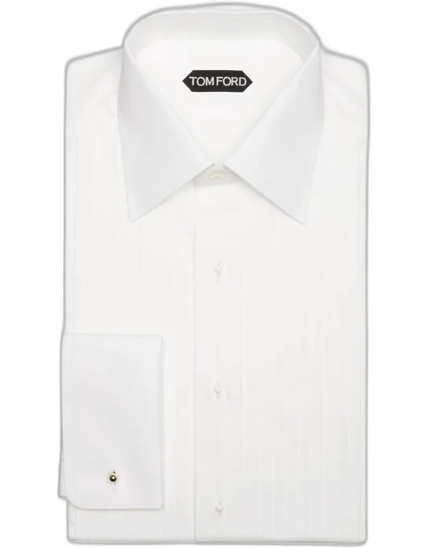 Plisse Formal Dress Shirt