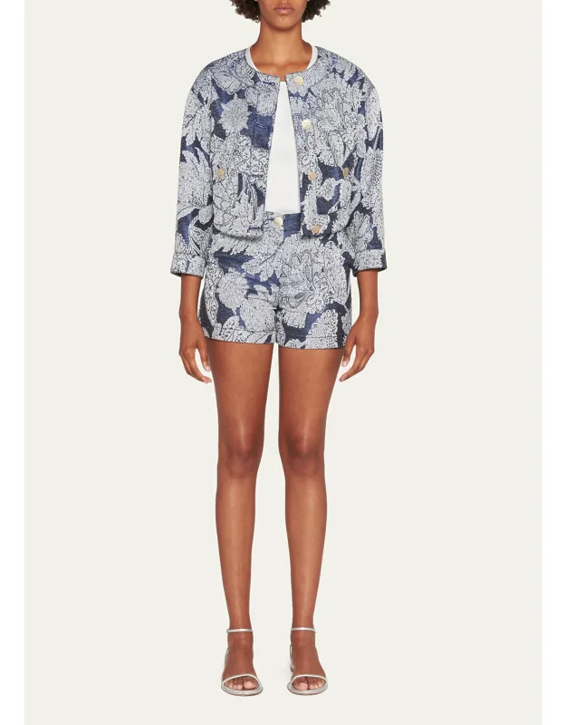 Paisley Crop Jacket