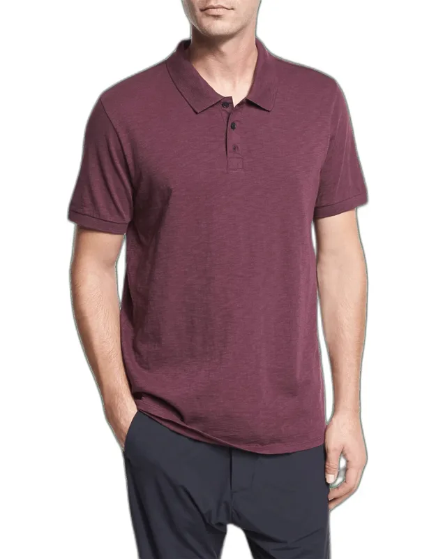 Classic Slub Cotton Polo Shirt
