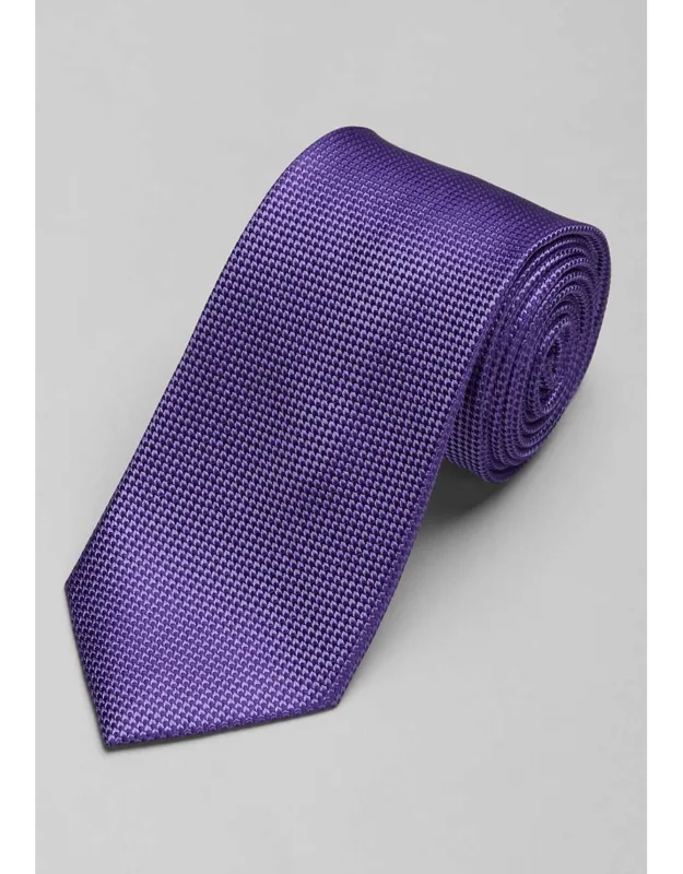 Traveler Collection Solid Tie, Easy Care Silk, Stain Resistant