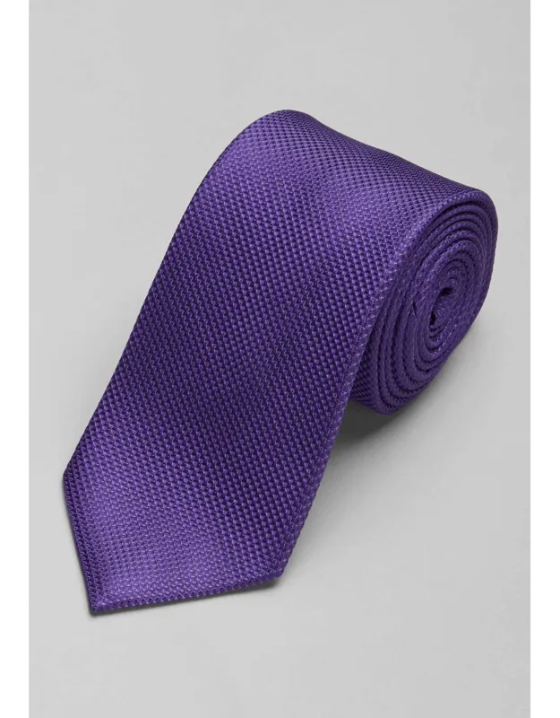 Solid Tie With Rich Silk And Stain Resistance