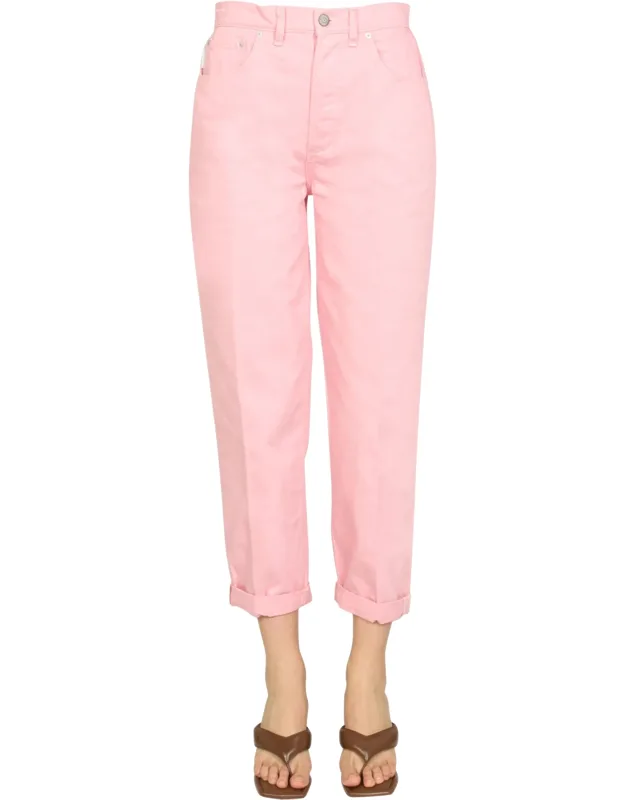 _toby_ Trousers With Button Closure And Five Pockets