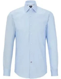 Slim-fit Easy-iron Cotton Poplin Shirt