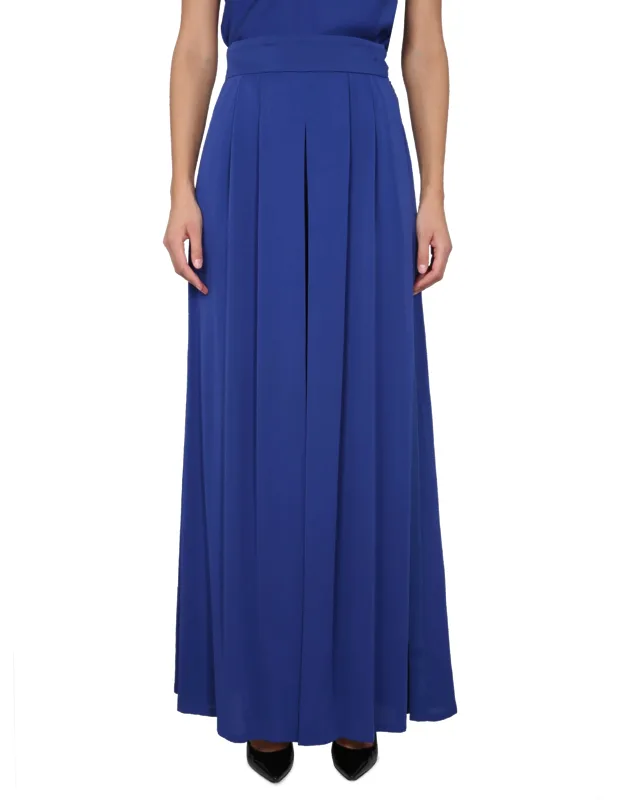 Wide Silk Tuxedo Pants