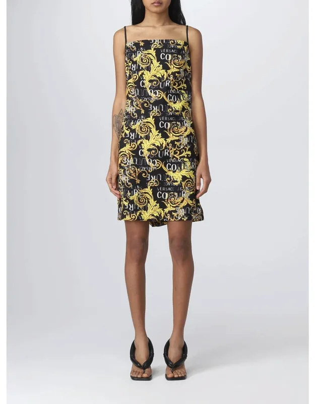 Versace Jeans Couture Dress In Viscose