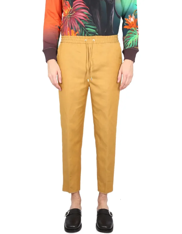 Etro York Pants With Elastic Waistband And Drawstring