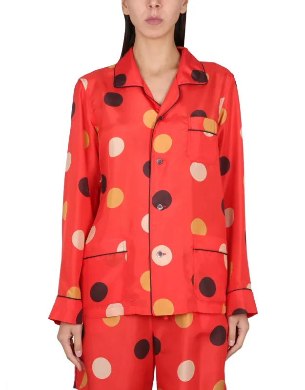 Poison Shirt With Button Closure And Breast Pocket