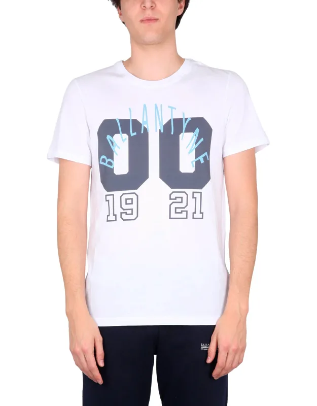_ballantyne Crewneck T-shirt Regular Fit 100% Cotton_