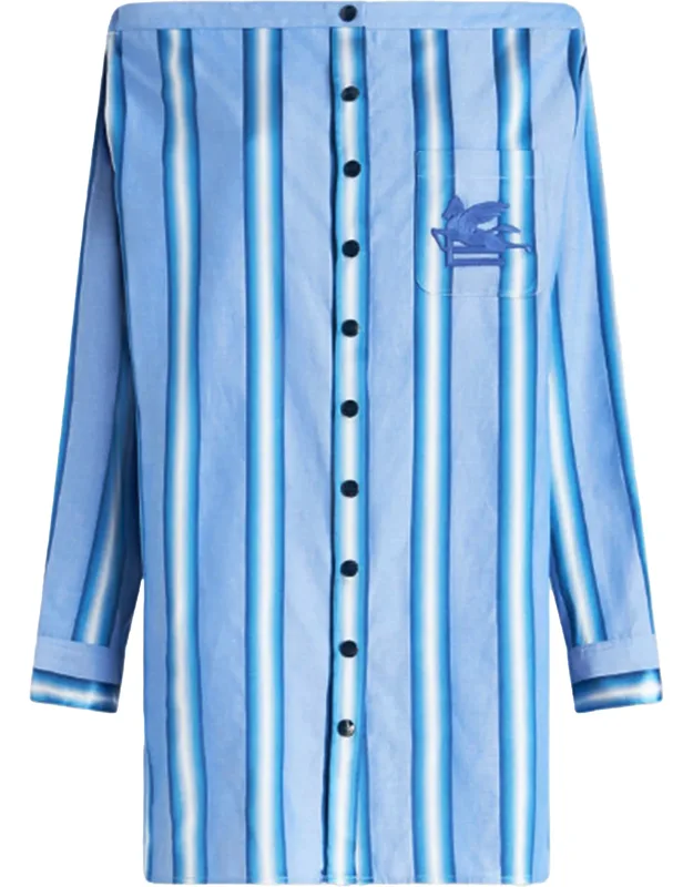 Striped Shirt Dress