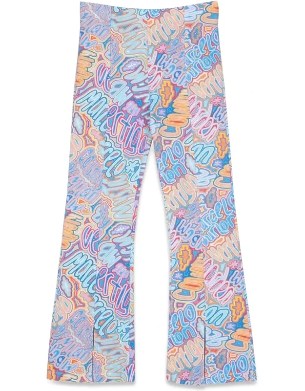 Flare Split Cuffs Trousers