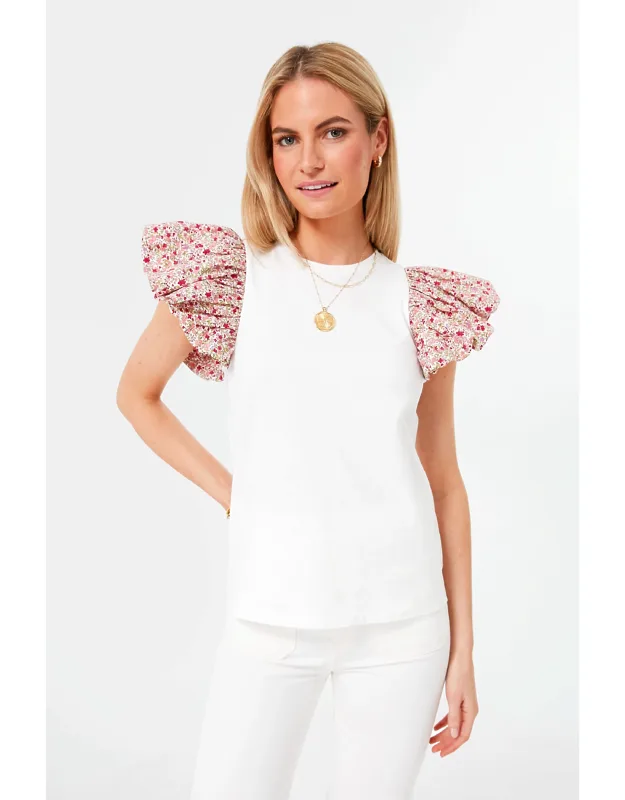 Floral Sleeve Tee