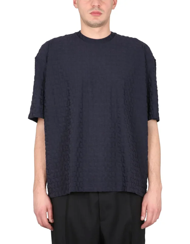 _sunnei Crewneck T-shirt Oversize Fit 100% Cotton_