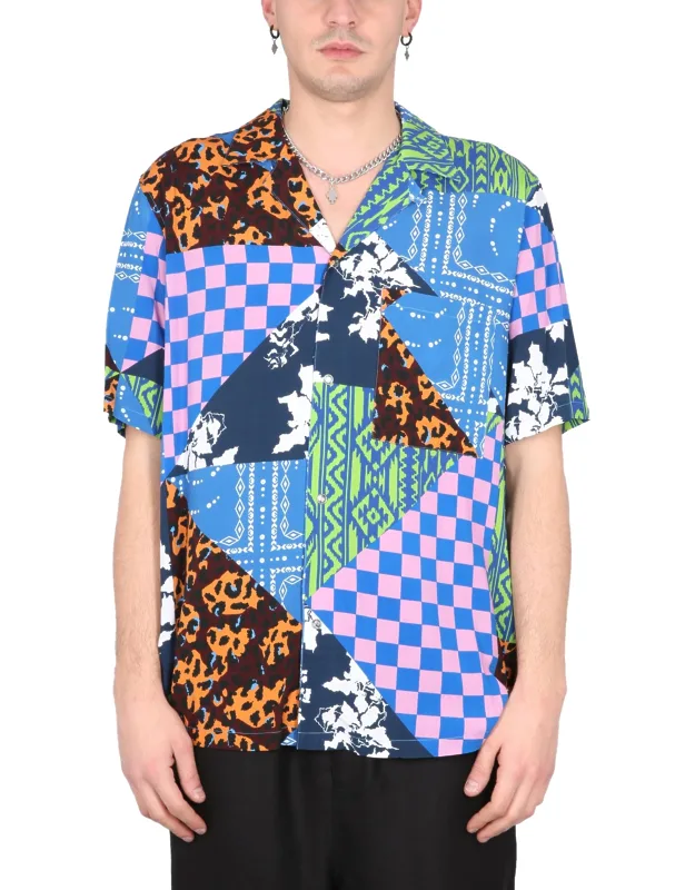 Hawaii Mix & Match Shirt, Bowling Collar, Loose Fit