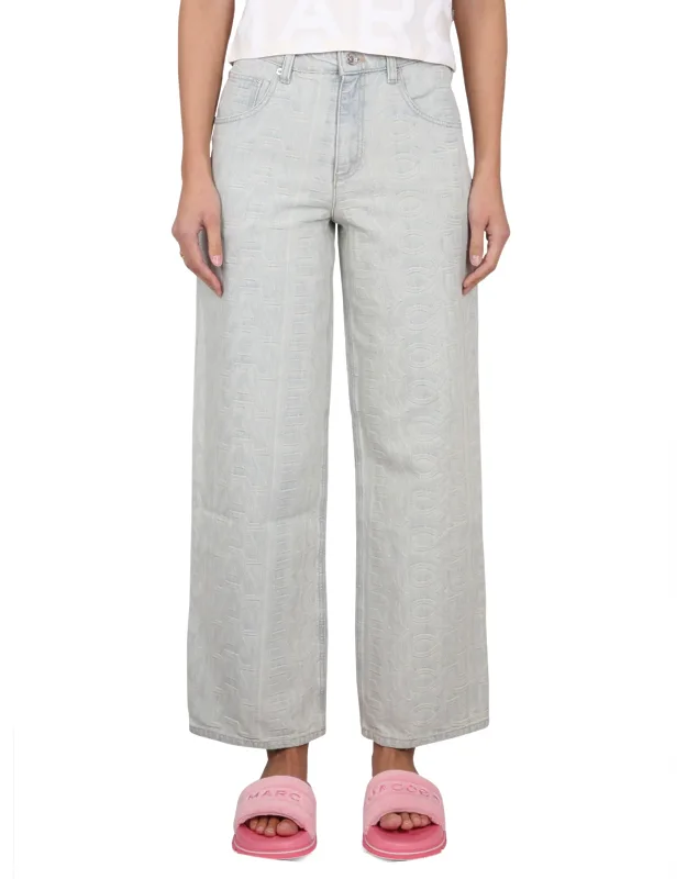 Monogram Denim Jeans