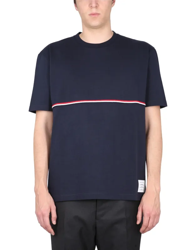 Thom Browne T-shirt 100% Cotton Made In Italy
