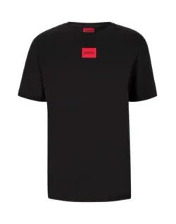 Cotton-jersey T-shirt With Logo Label