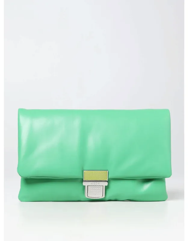 Clutch In Synthetic Nappa Leather