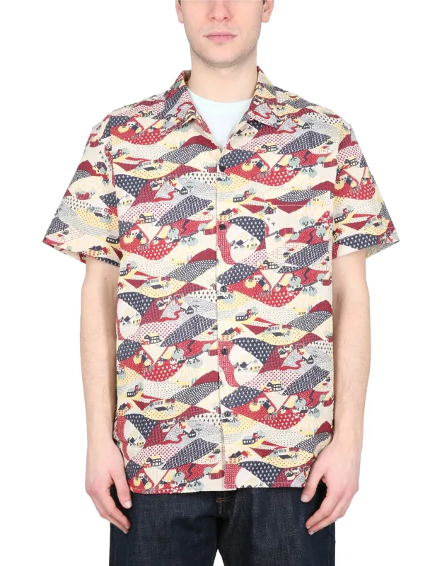 Malick Shirt Classic Collar Front Button Closure