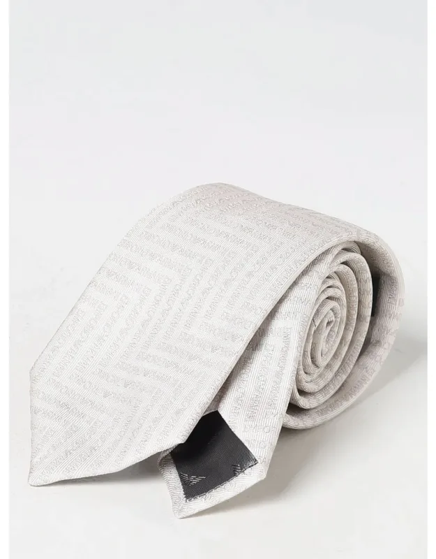 Silk Tie With Logo