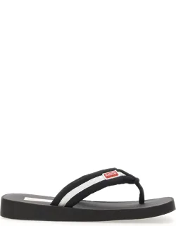 Slide Sandals With Logo