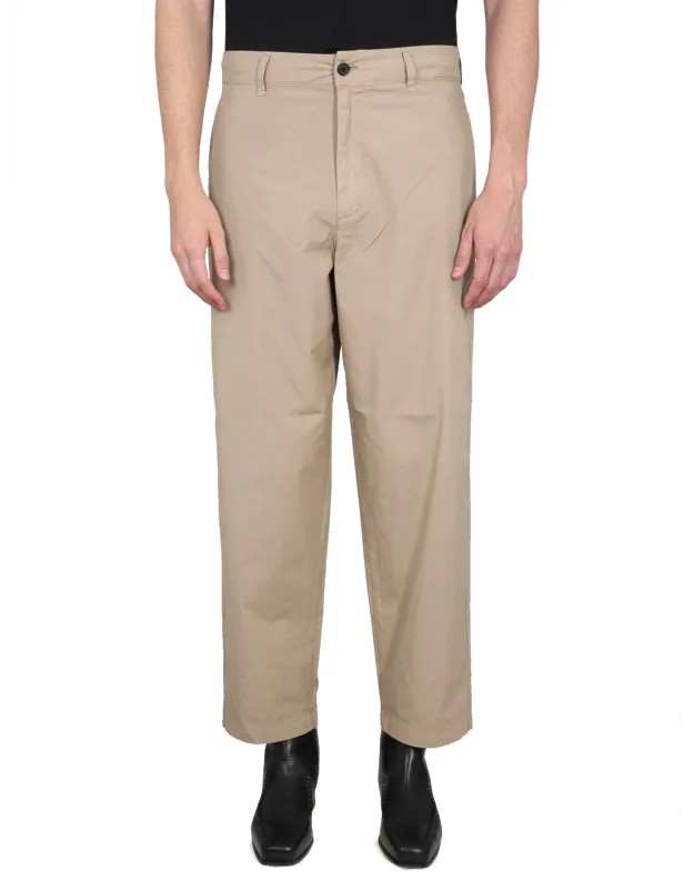 Shalimar Pants With Button Closure And Two Side Pockets