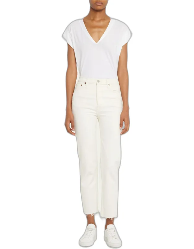 Stovepipe Ankle Jeans