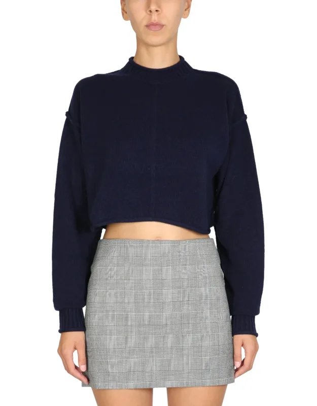 Wool And Cashmere Crew Neck Sweater