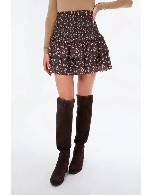Floral Mini Skirt