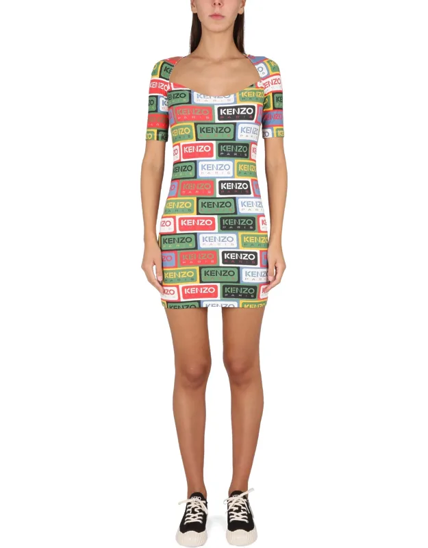 Bodycon Dress 'kenzo Labels'