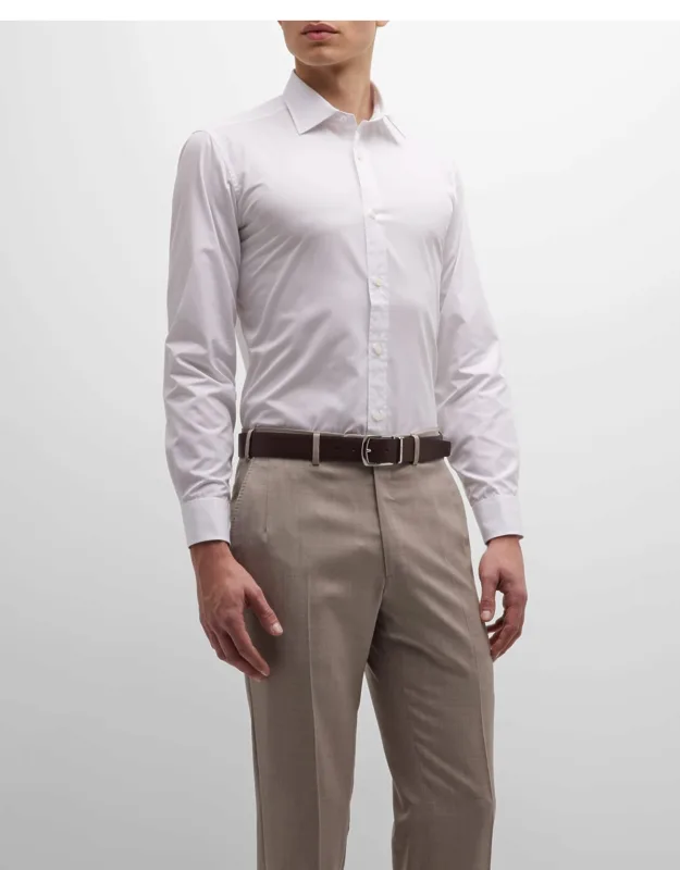 Dress Shirt Poplin Point Collar