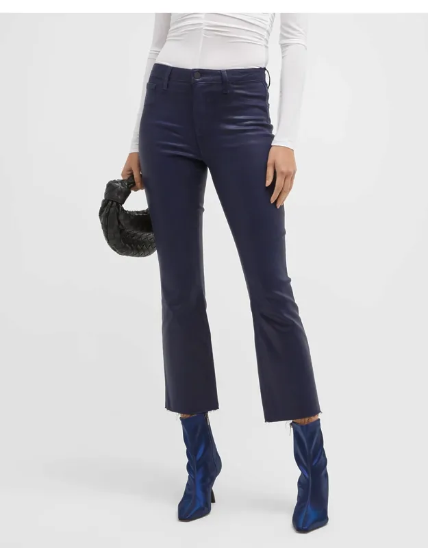 High-rise Crop Flare Jeans