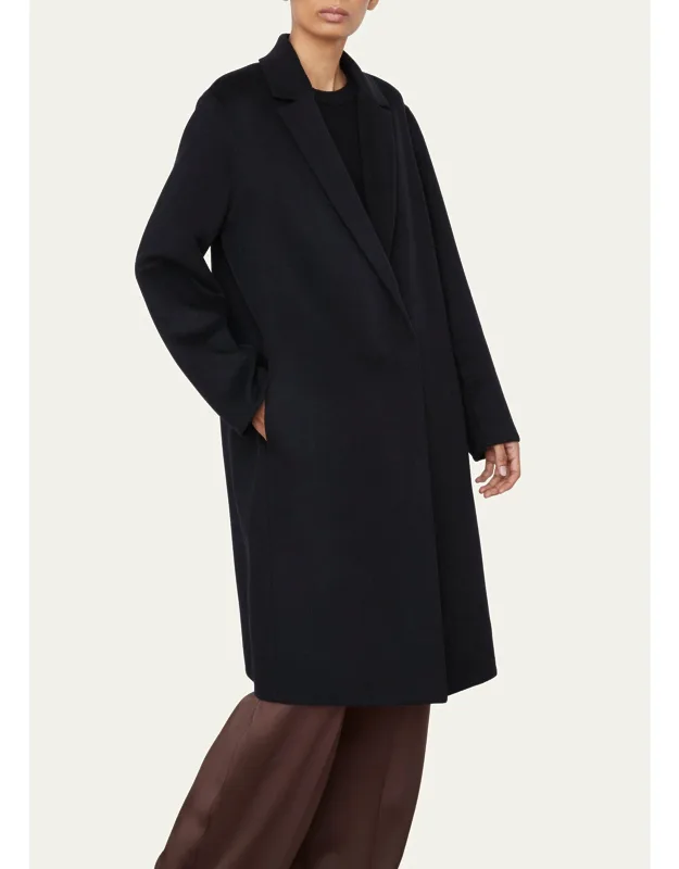 Classic Straight Wool-blend Coat