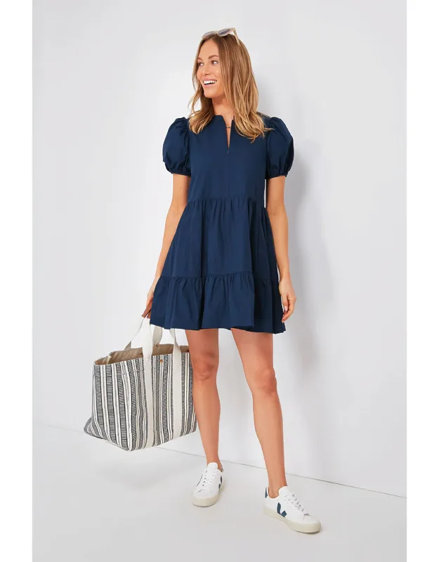Zip Front Mini Dress