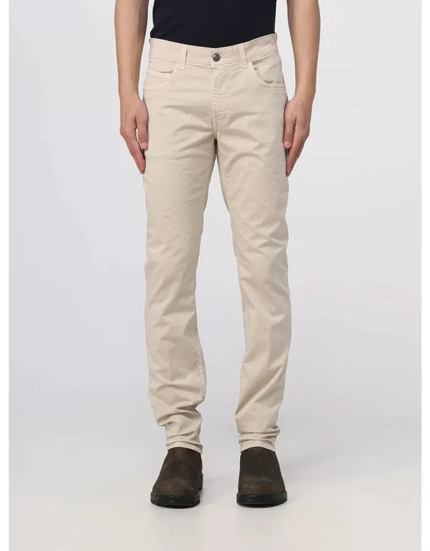 Pants Beige Trousers