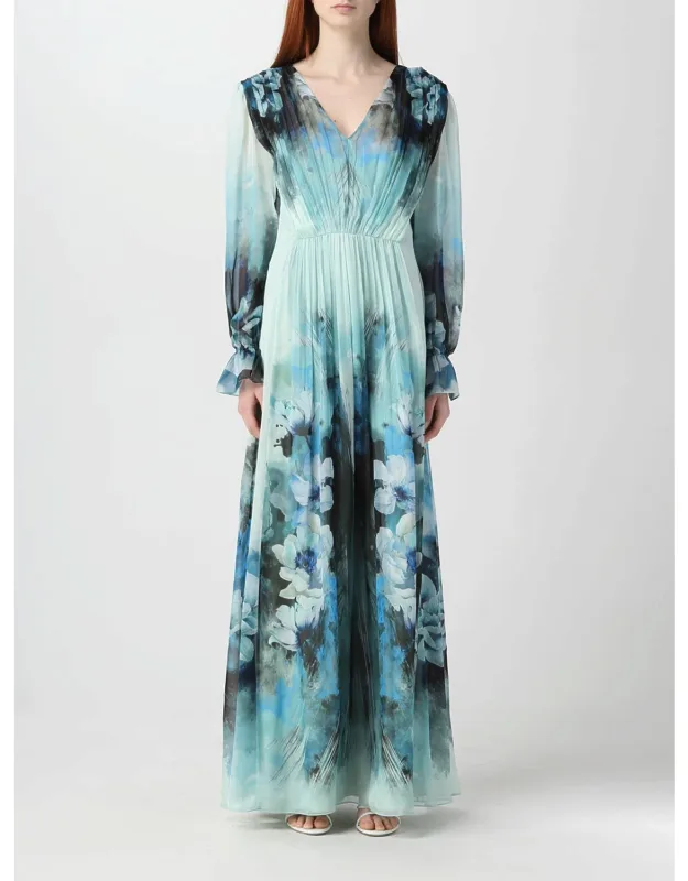 Dress Gnawed Blue
