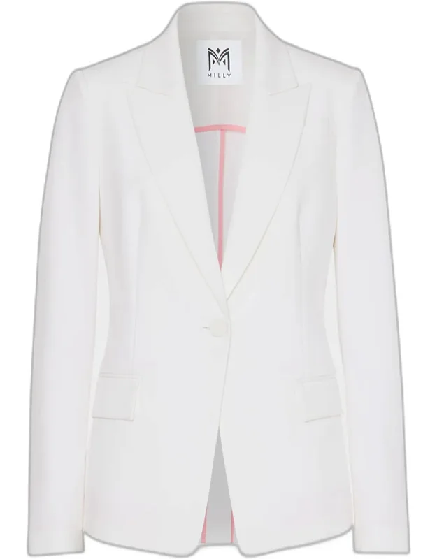 Avery Single-button Cady Blazer
