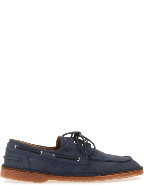 Espadrille Boat Argentario With Rubber Sole And Leather Upper