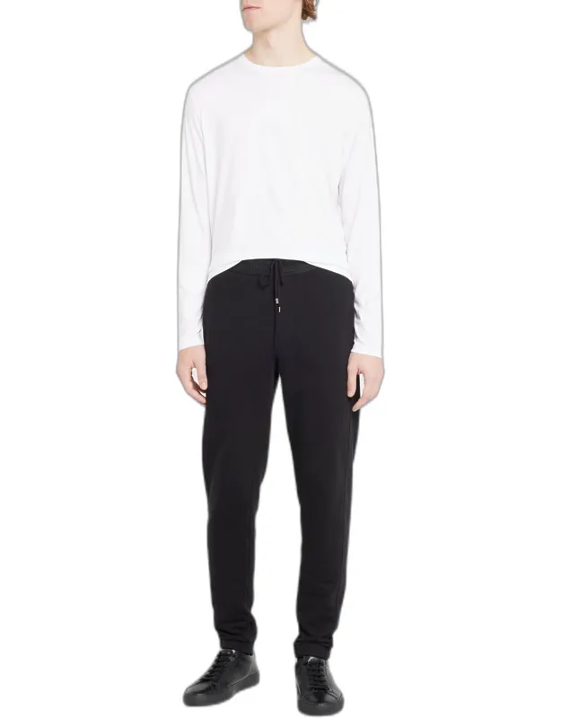 Stretch Long Sleeve Crewneck T-shirt