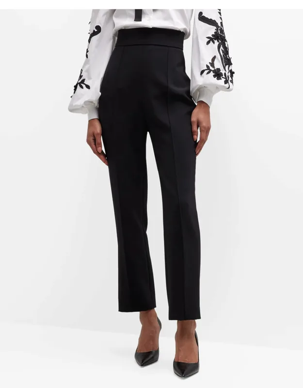 High-rise Skinny-leg Ankle Crepe Pants