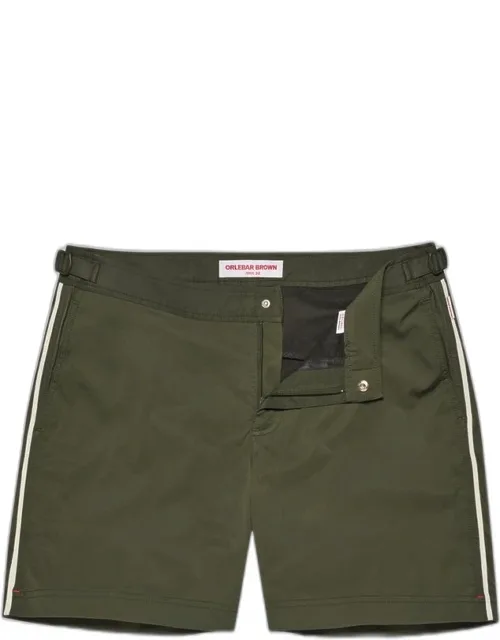 Palm Mid-length Stretch Swim Shorts