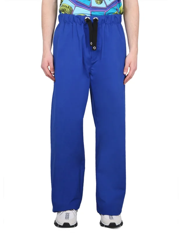Versace Drawstring Pants With Elastic Waistband And Pockets