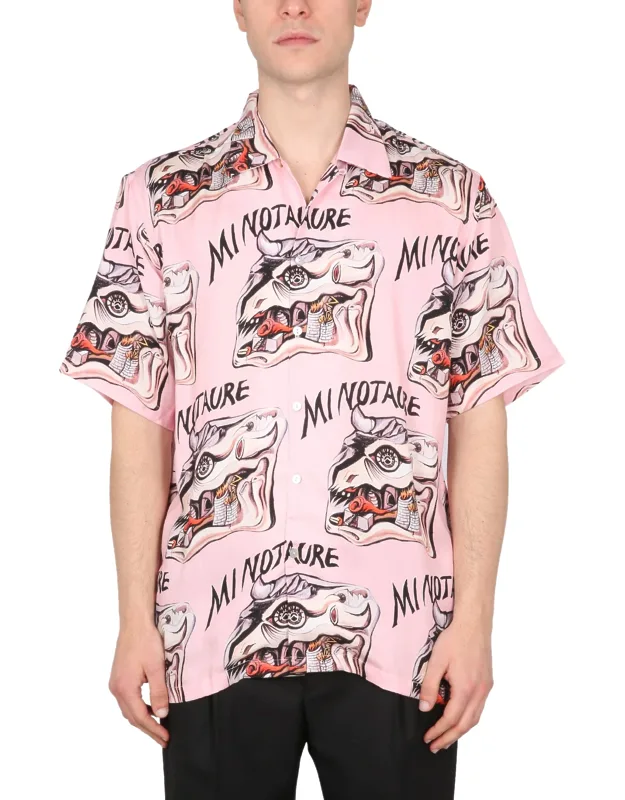 Shirt Bowling Neck Button Closure