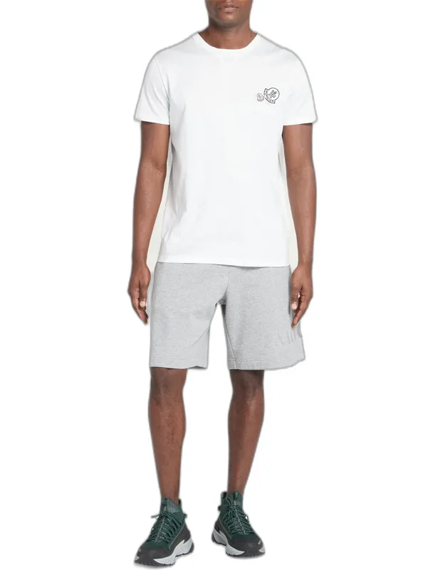 Double Logo Cotton Jersey T-shirt