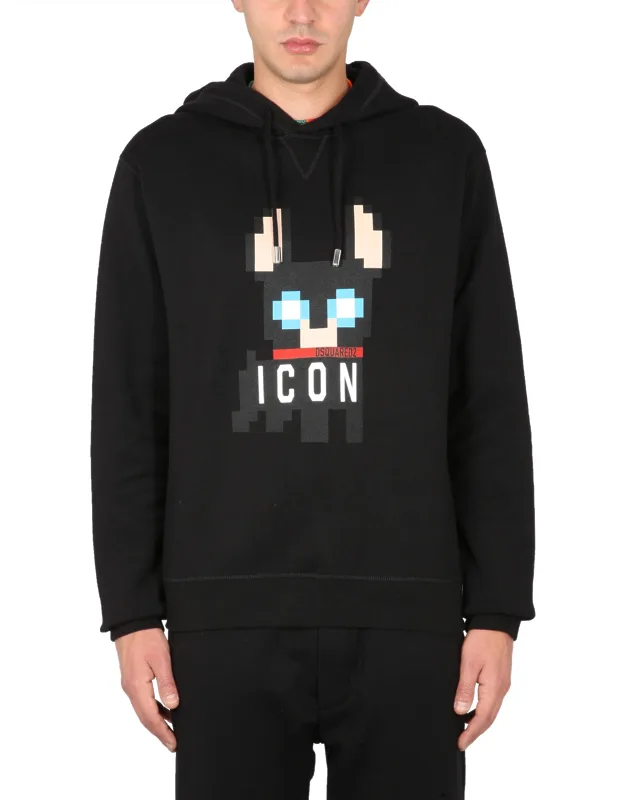 _dsquared Cyrus Cool Sweatshirt Regular Fit 100% Cotton_