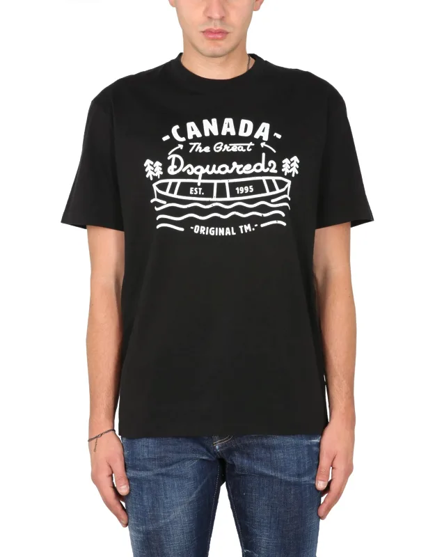Logo Print T-shirt Regular Fit 100% Cotton