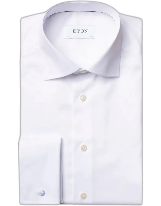Contemporary-fit French-cuff Twill Dress Shirt