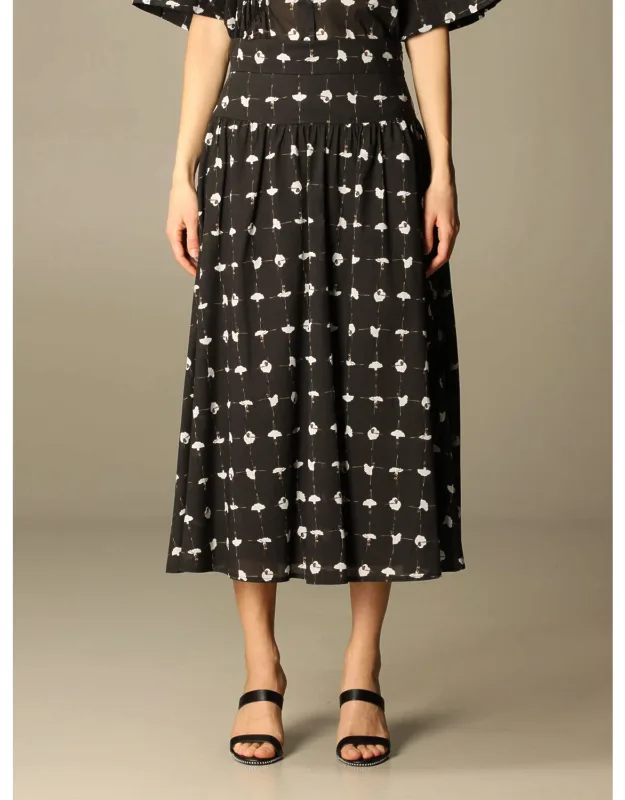 Floral Patterned Skirt